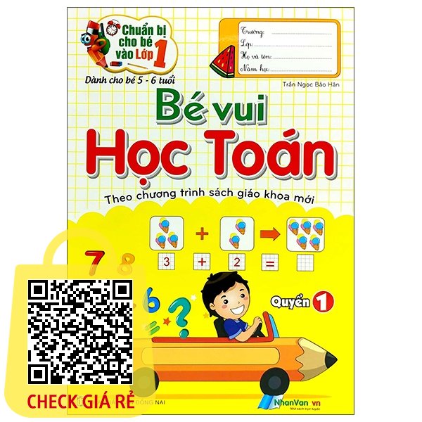sach chuan bi cho be vao lop 1 be vui hoc toan quyen 1 tai ban