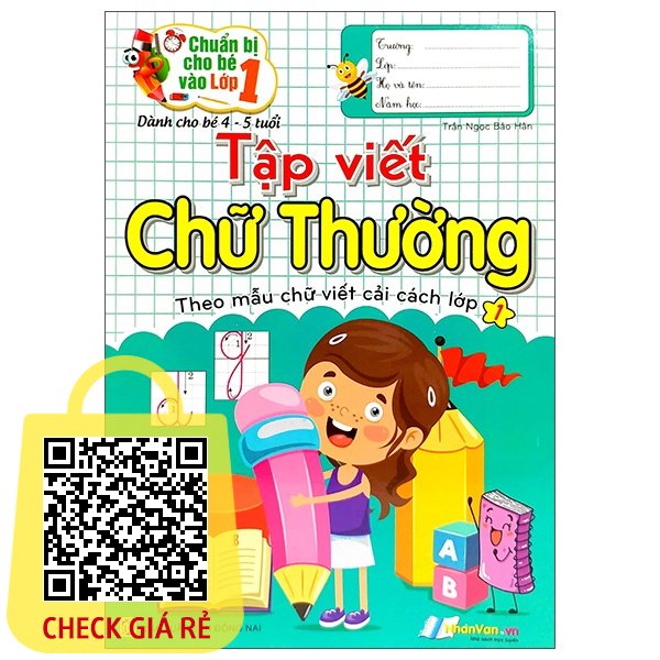 sach chuan bi cho be vao lop 1 tap viet chu thuong tai ban