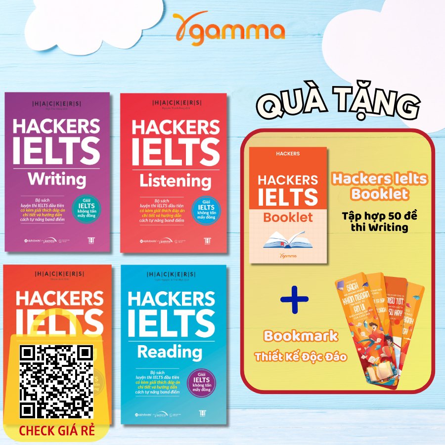 Sách Combo Hackers IELTS (4 cuốn)