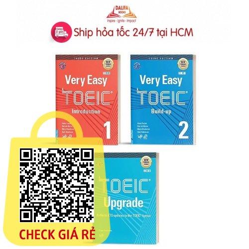 Sach Combo Luyen thi NEW TOEIC. Trinh do So Trung cap (Very Easy TOEIC 1 + Very Easy TOEIC 2 + TOEIC Upgrade)