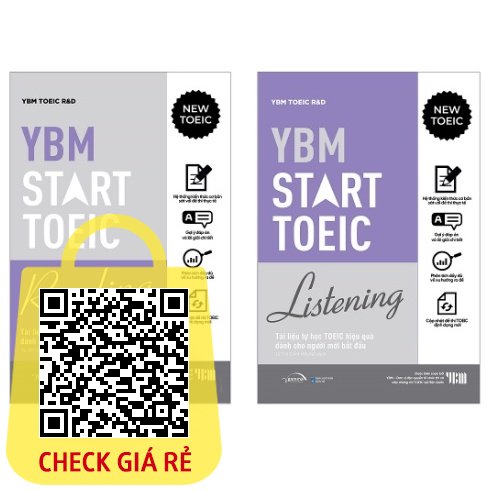 Sach Combo YBM TOEIC Start Reading + YBM TOEIC Start Listening al