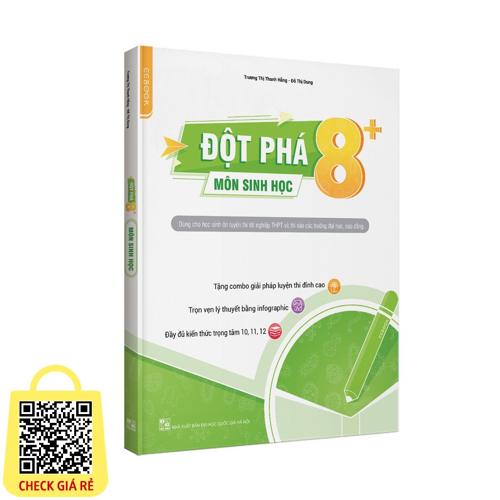 Sách Đột phá 8+ thi THPT quốc gia môn Sinh học