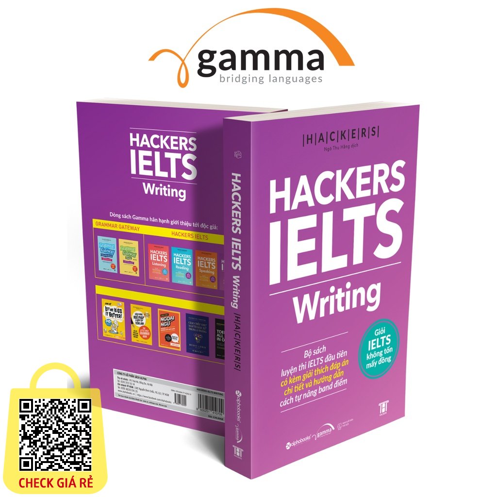 Sách > HACKERS IELTS: Writing (Tái bản mới nhất - Dòng sách ngoại ngữ GAMMA)