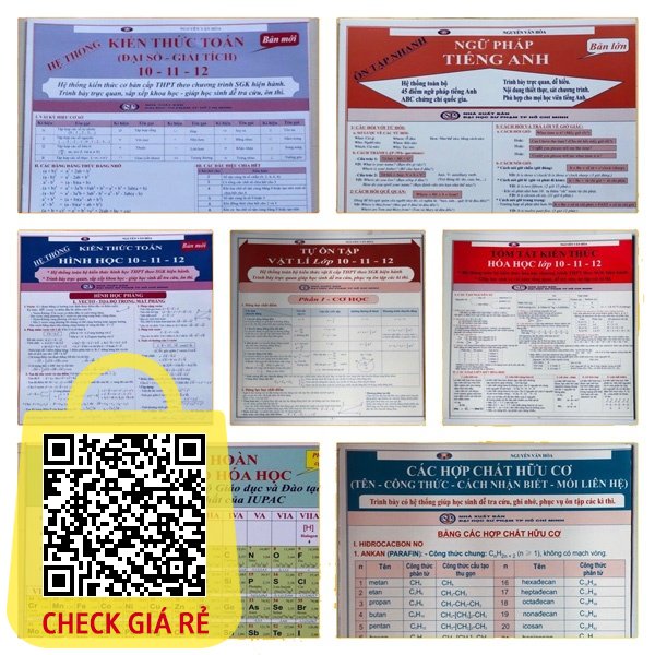 Sach He Thong Kien Thuc Toan Li Hoa Tieng Anh THPT (Bo 7 San Pham)