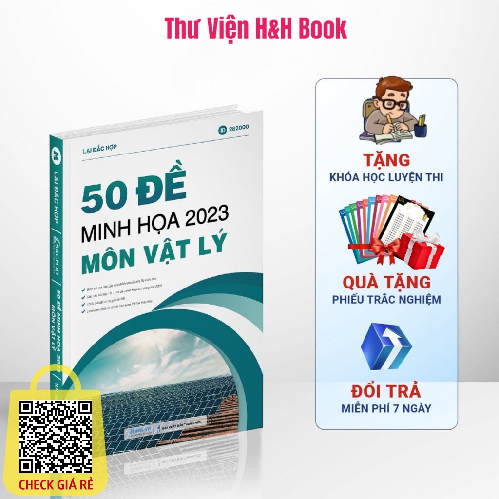 Sách ID Bộ đề minh họa 50 Đề thi trắc nghiệm môn Vật Lí ôn thi THPTQG 2023
