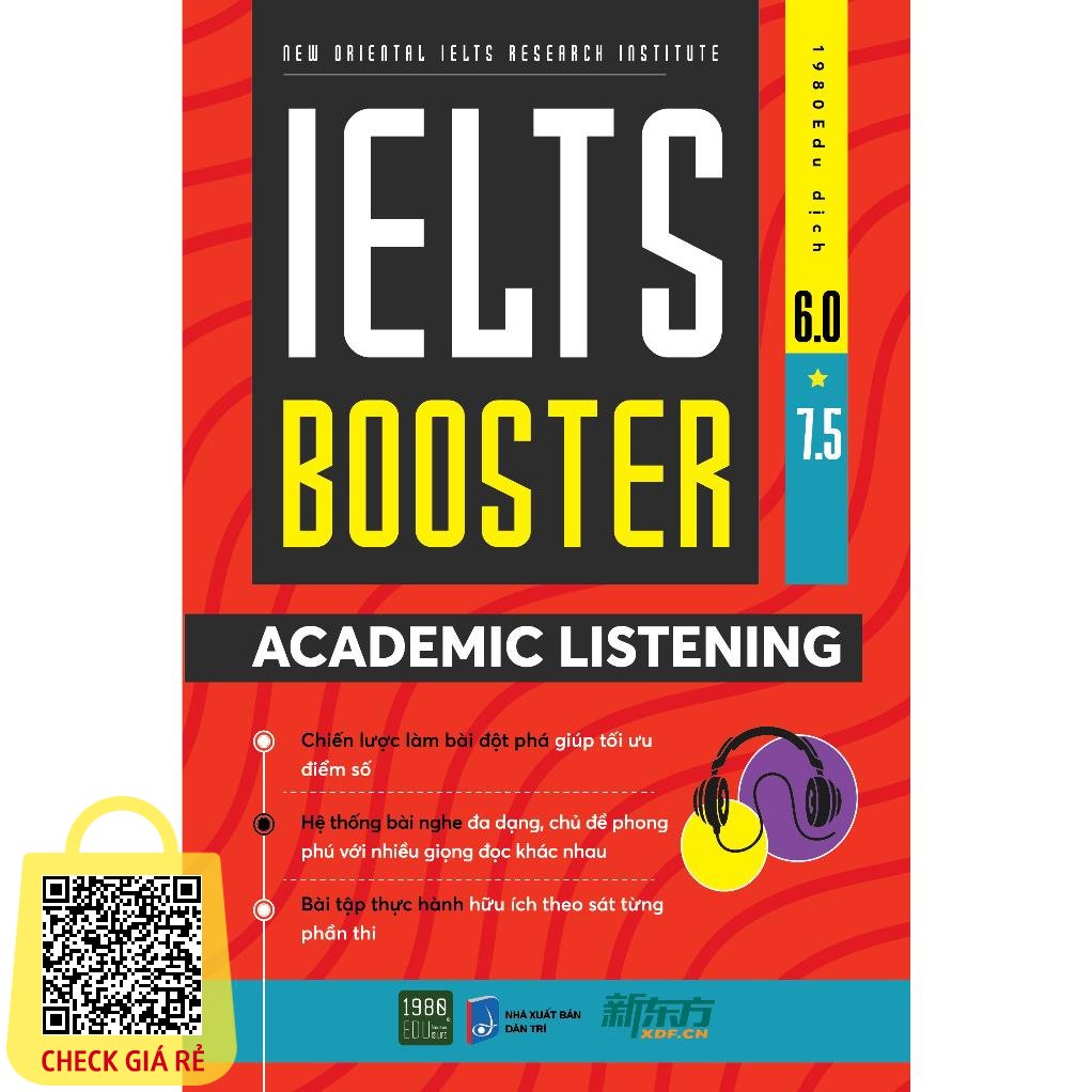 Sach Ielts Booster Academic Listening New Oriental IELTs Research Institute 1980 Books