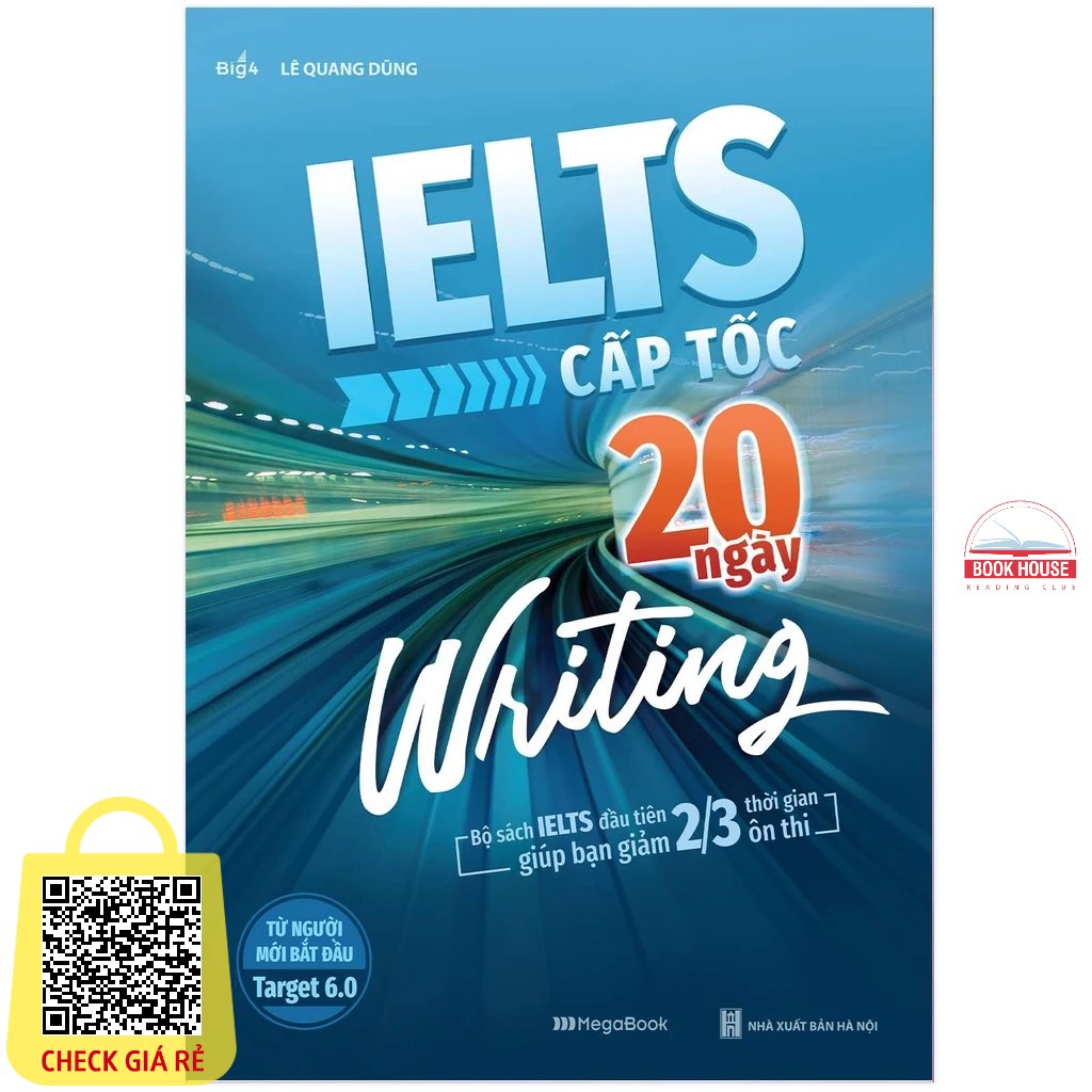 sach ielts cap toc 20 ngay writing bo sach dau tien giup giam 2 3 thoi gian on thi mg