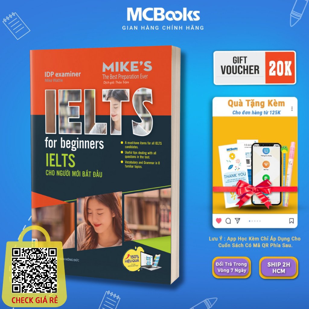 Sach Ielts For Beginners Ielts Cho Nguoi Moi Bat Dau MCBooks