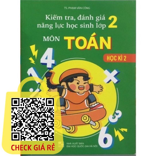 Sách Kiểm tra đánh giá năng lực học sinh lớp 2 môn Toán học kì 2