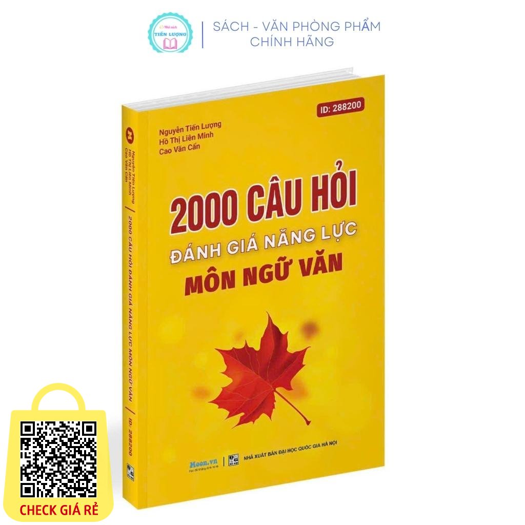 Sách luyện thi đánh giá năng lực môn Ngữ văn 2000 câu hỏi