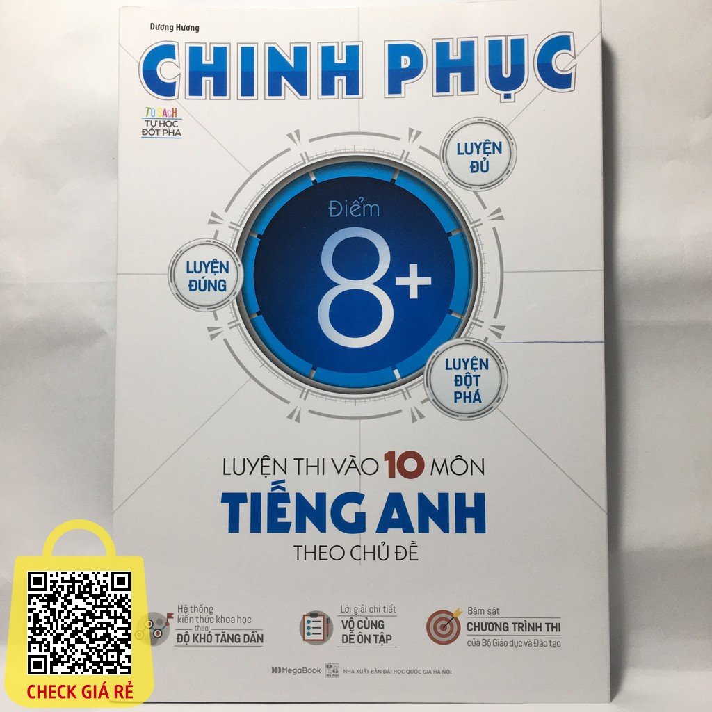 Sách Megabook Chinh Phục Luyện Thi Vào 10 Môn Tiếng Anh Theo Chủ Đề