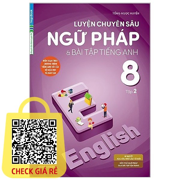 Sách Megabook Luyện chuyên sâu Ngữ pháp và bài tập tiếng Anh 8 tập 2 (chương trình mới)