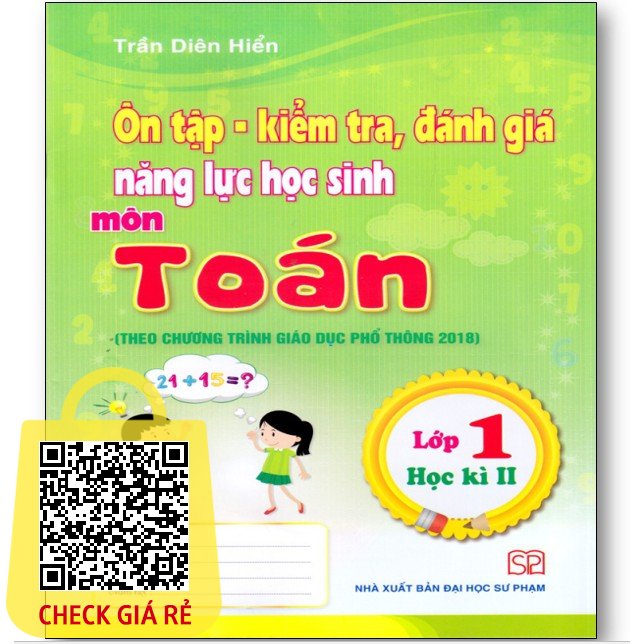Sách Ôn tập kiểm tra đánh giá năng lực cho học sinh tiểu học môn Toán lớp 1 tập 2