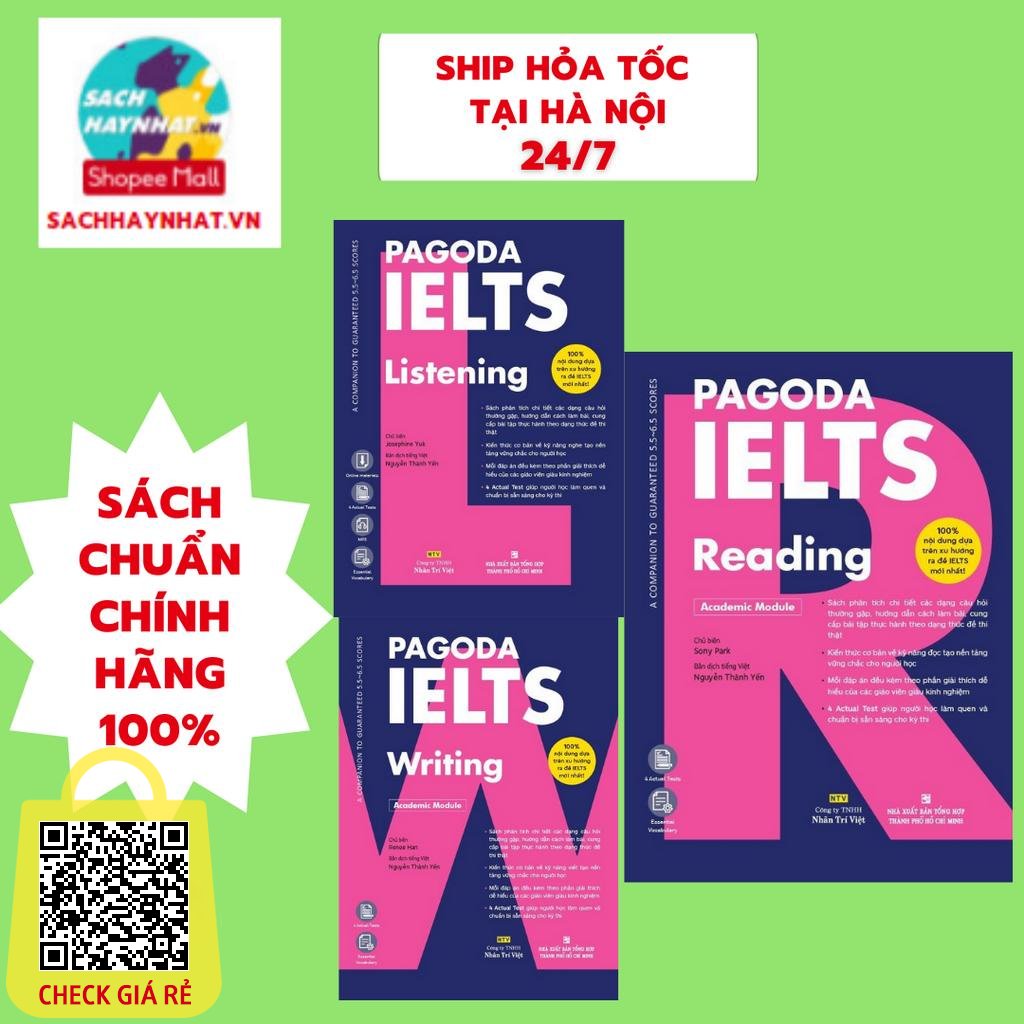 Sach Pagoda IELTS Listening , Reading , Writing (le tuy chon )