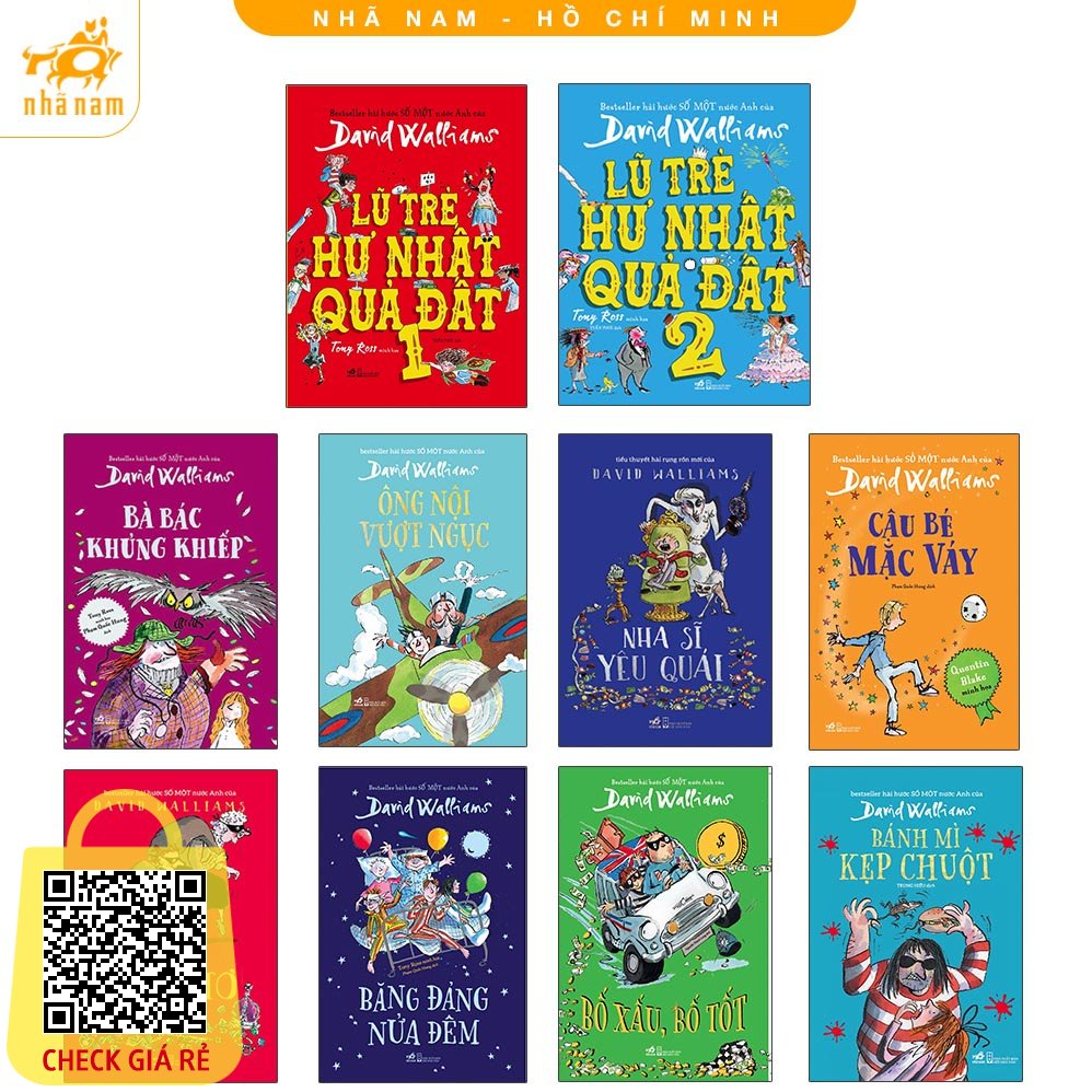 Sách Series văn học thiếu nhi của tác giả David Walliams (Nhã Nam HCM)