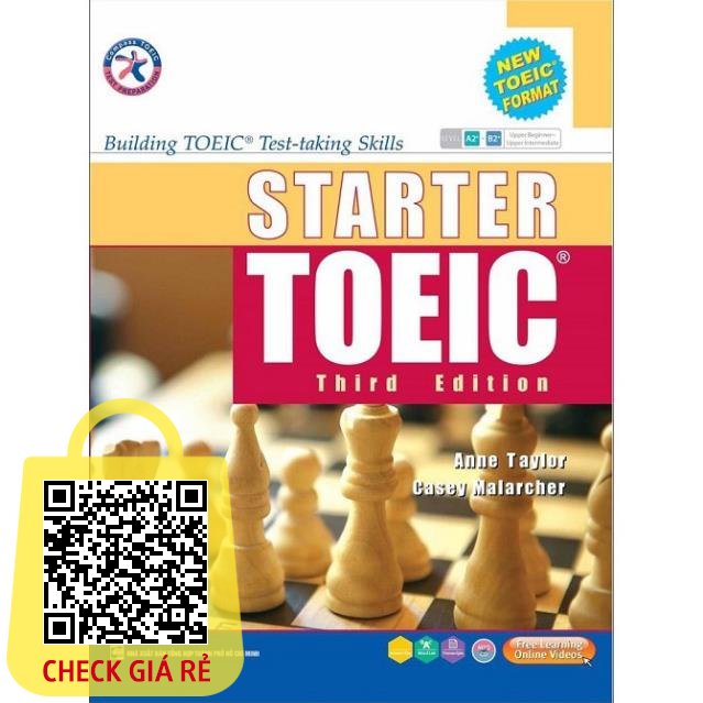 Sach Starter TOEIC Third Edition (Kem QR Code) First News BAN QUYEN