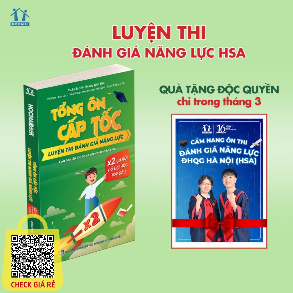 sach tong on cap toc luyen thi danh gia nang luc phong luyen hsa 3 thang ban 2024 luyen thi dgnl dhqg hn hocmai
