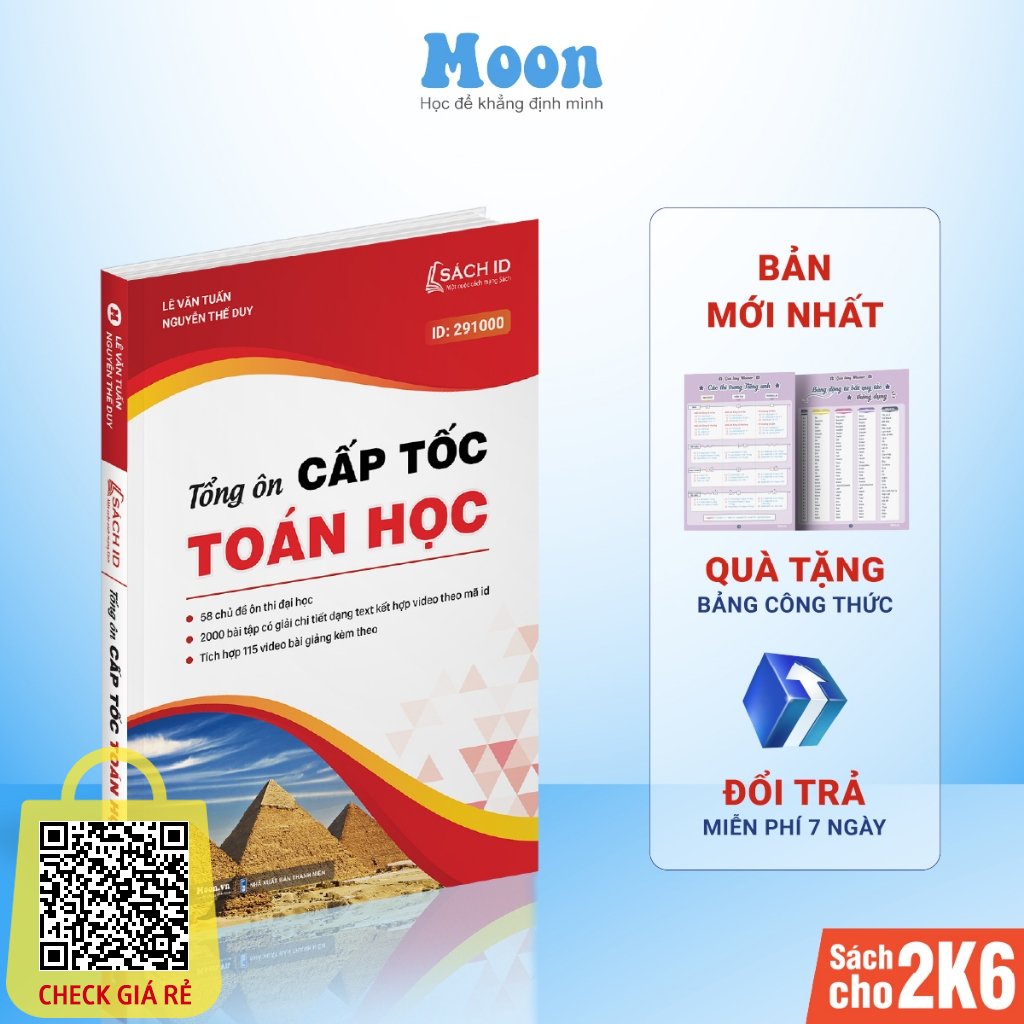 Sách - Tổng ôn cấp tốc môn Toán học ôn thi THPTQG | Sach ID