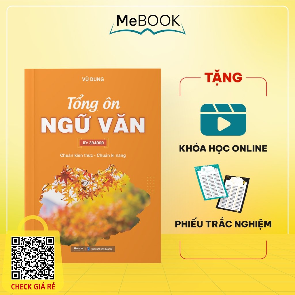 Sách Tổng ôn Ngữ văn 12 ôn thi THPTQG 2024 | Me Book