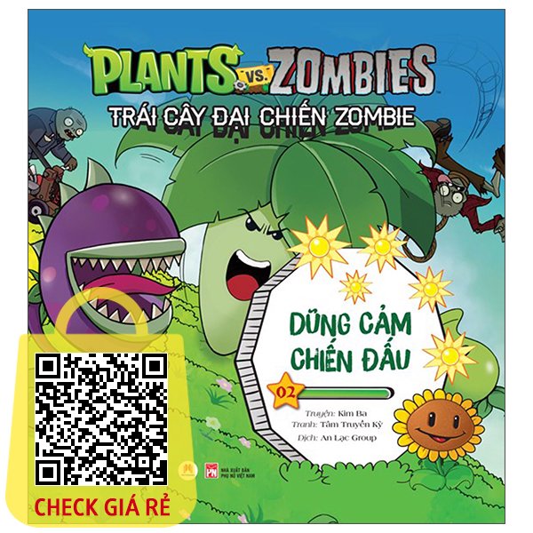 Sách Trái Cây Đại Chiến Zombies Tập 2: Dũng Cảm Chiến Đấu