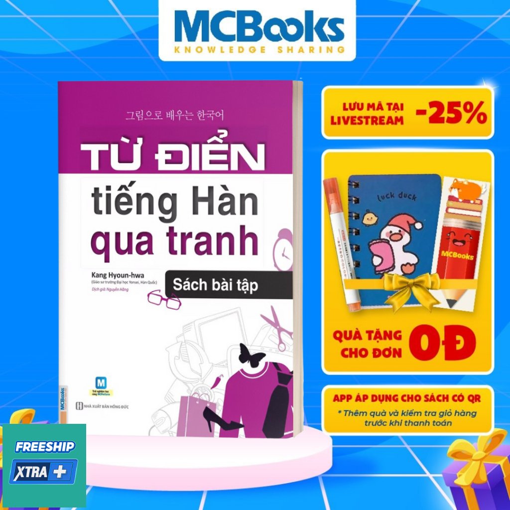 Sách Từ Điển Tiếng Hàn Qua Tranh (Sách Bài Tập)