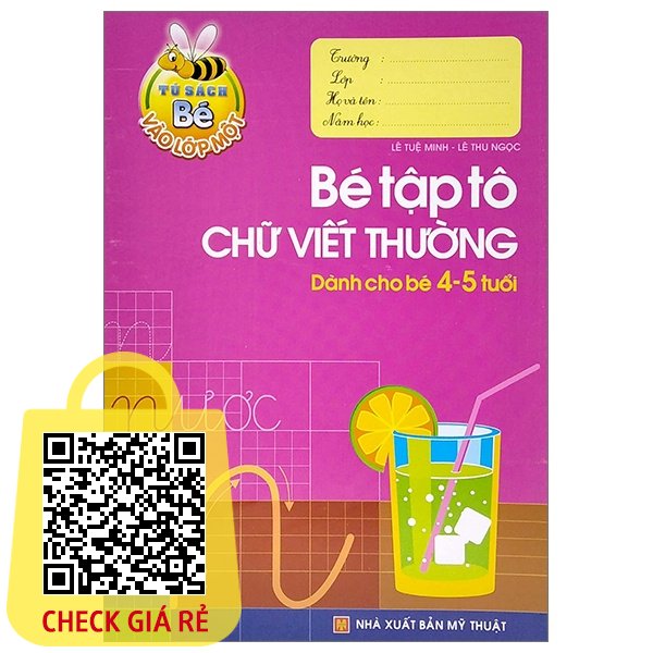 Sách_Tủ Sách Cho Bé Vào Lớp 1 Bé Tập Tô Chữ Viết Thường Dành Cho Bé 4-5 Tuổi