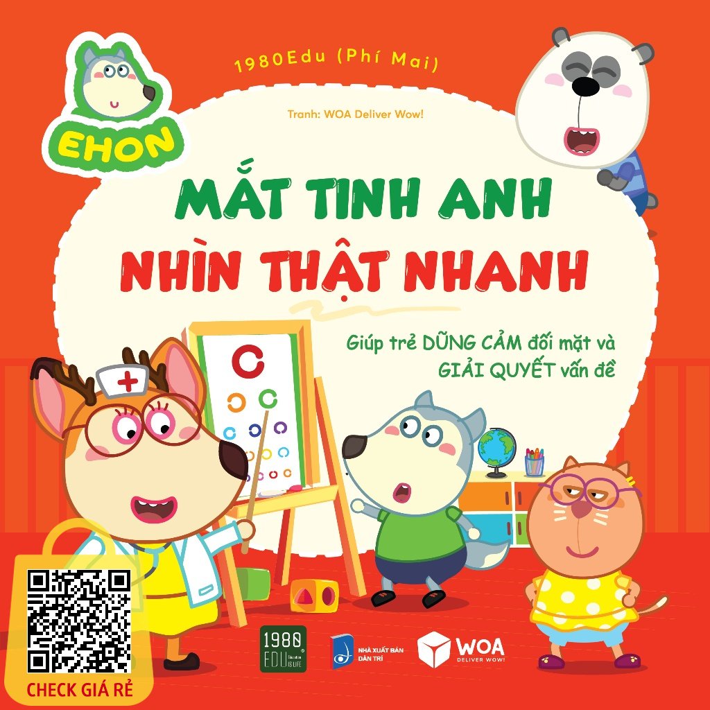 Sách Wolfoo Ehon Mắt Tinh Anh, Nhìn Thật Nhanh
