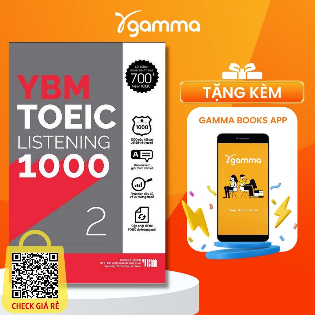 Sach YBM TOEIC LISTENING1000 Vol.2 (YBM Actual Toeic Tests LC 1000)