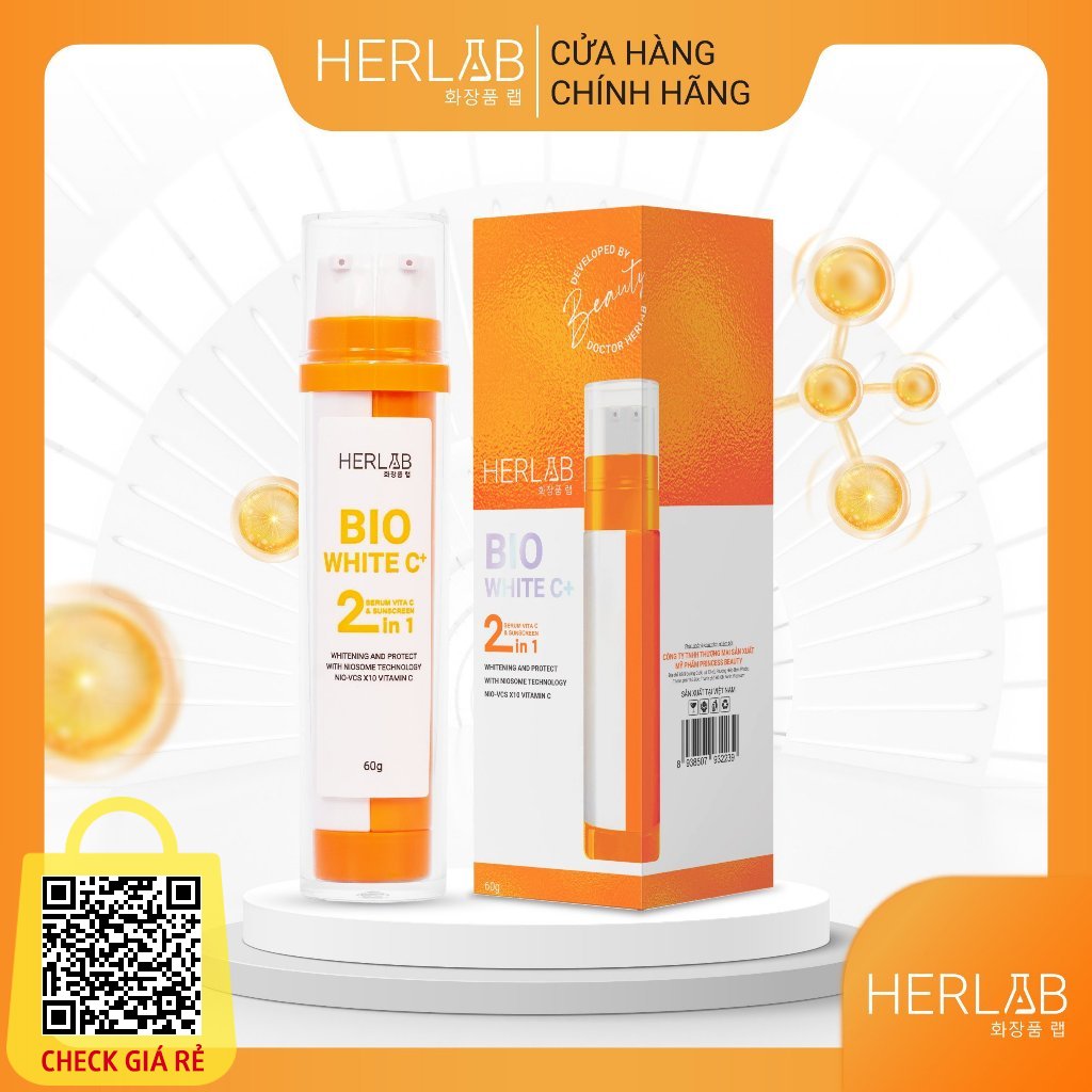 Sỉ 200 Kem Chống Nắng 2 Lõi 8 Màn Lọc Herlab