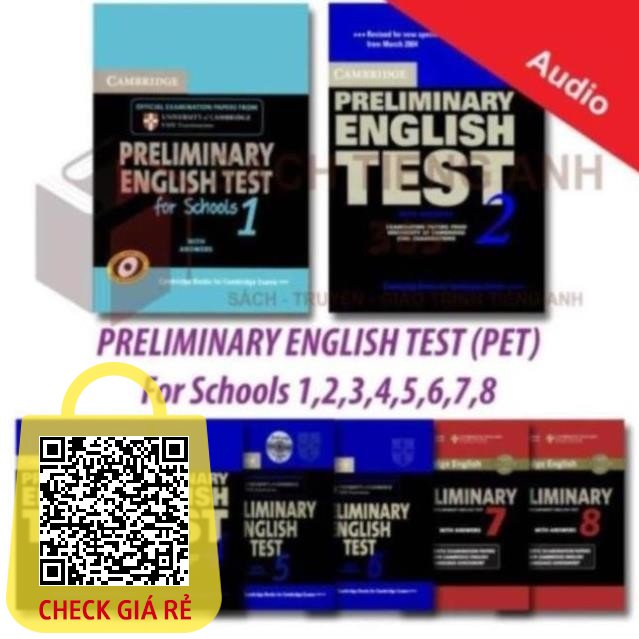 [ Tặng Audio mp3 ] Cambridge Preliminary English Test (PET) Luyện Kỹ năng Nghe Nói Đọc Viết