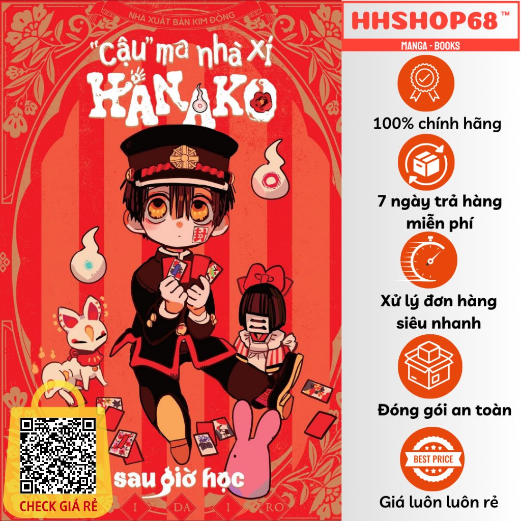 Truyện lẻ Cậu ma nhà xí Hanako Tập 1 2 3 4 5 6 7 8 9 10 11 12 13 14 15 16 17 18 19 20 21 22 23 24 25 NXB Kim Đồng