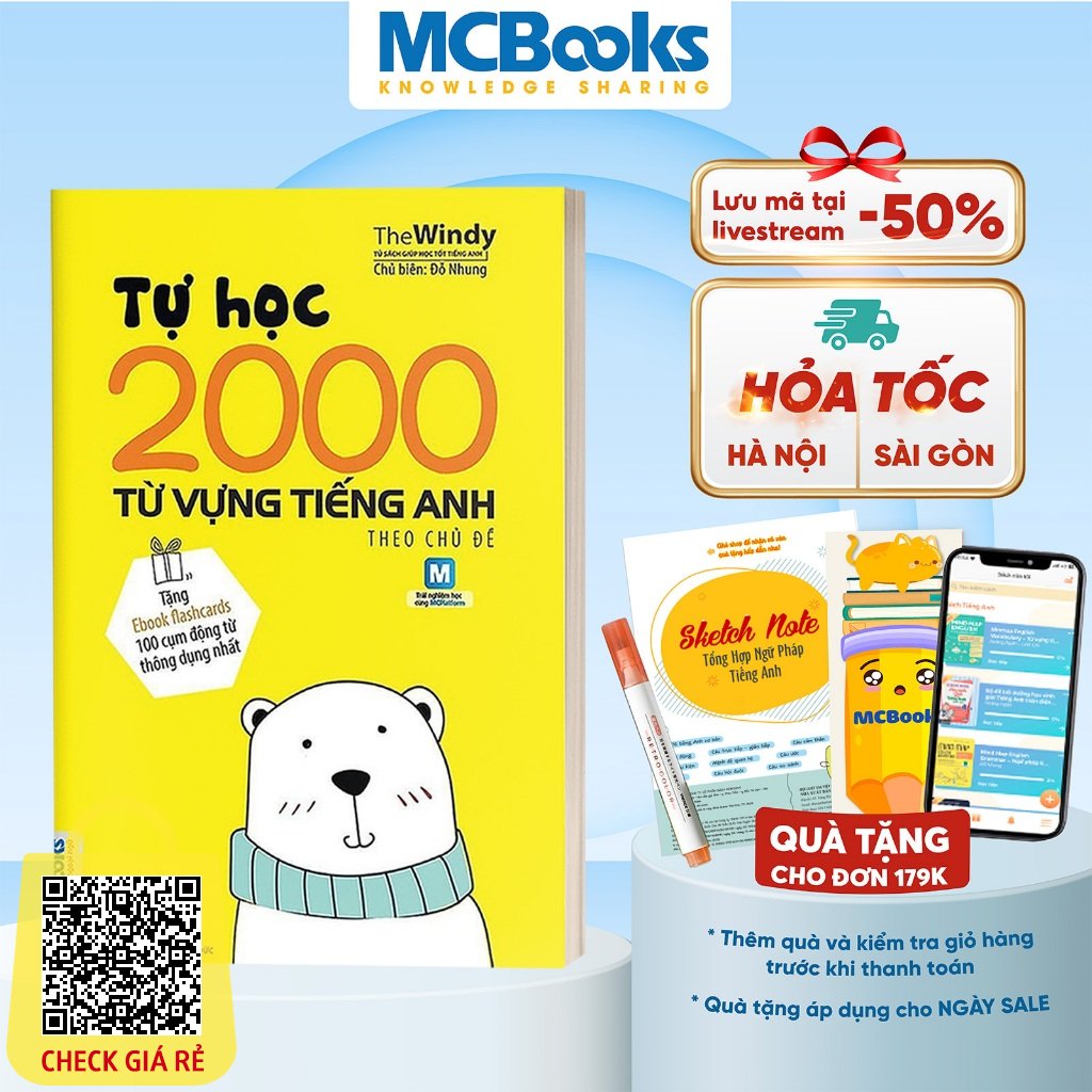 Sách Tự Học 2000 Từ Vựng Tiếng Anh Theo Chủ Đề Phiên Bản Khổ Nhỏ Dành Cho Người Học Căn Bản Học Kèm App Online