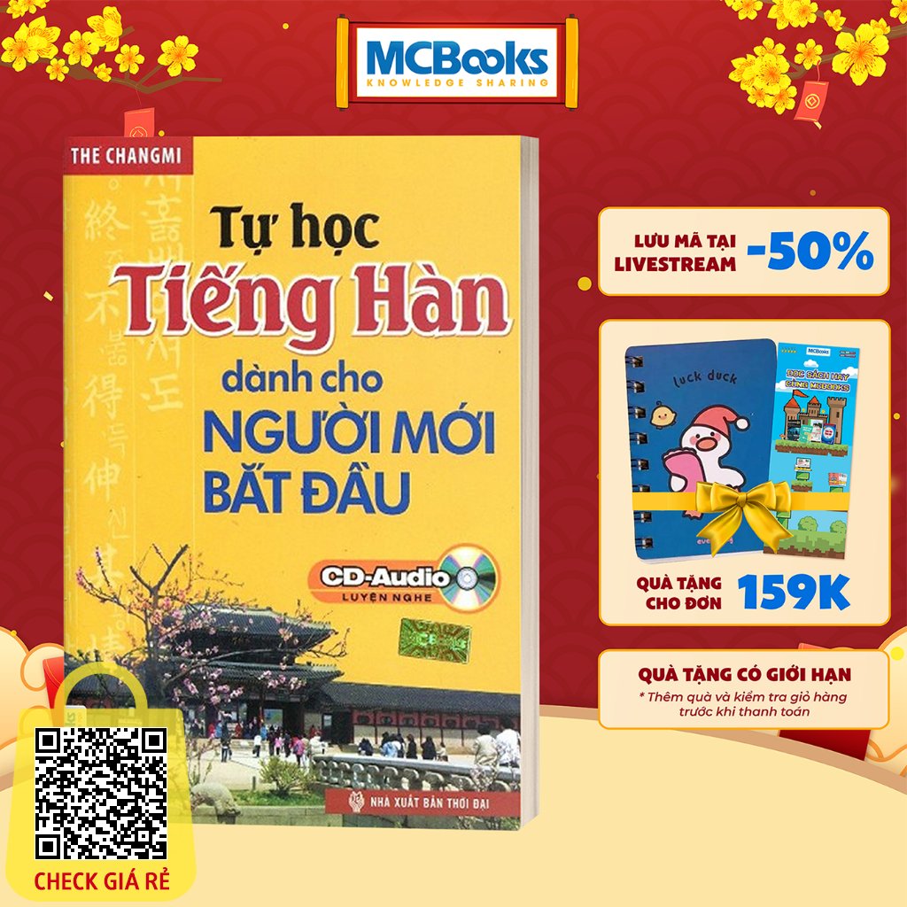 Sách Tự Học Tiếng Hàn Cho Người Mới Bắt Đầu Học Kèm App Online